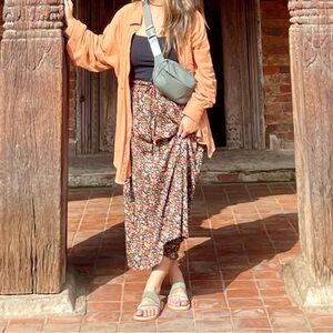 Beautiful custom floral skirt from Jaipur